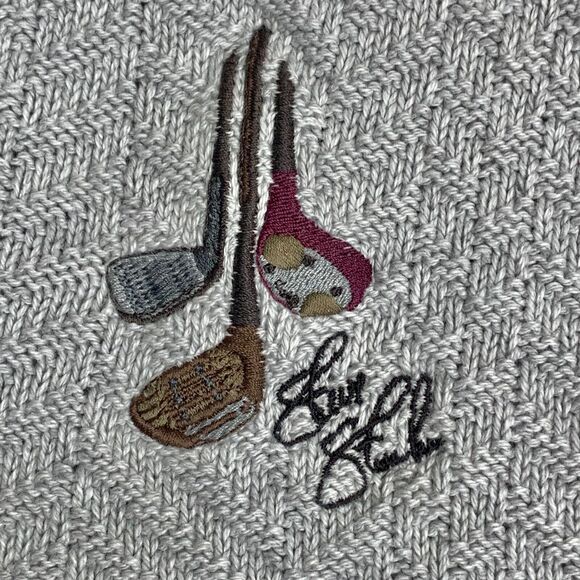 Steve Stricker Sweater Vest V Neck Mens Size M Academia Preppy Golf Pickleball - Picture 3 of 9